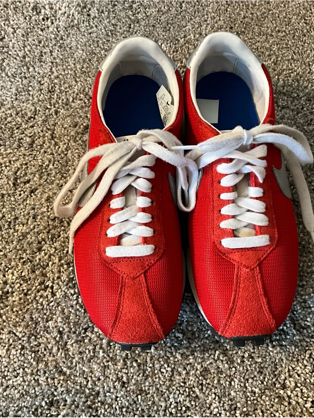 Nike Red and White Women's Sneakers